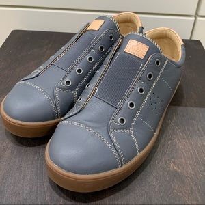 Spenco Malibu Lux Orthotic Support Laceless Leather Sneakers, Iron Gate,…